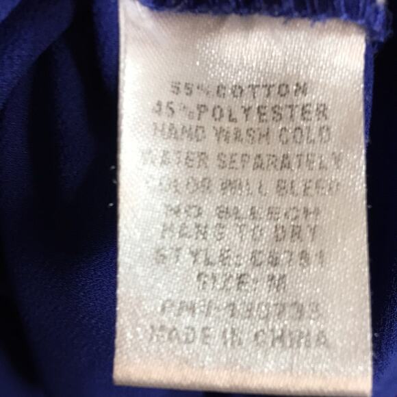 Umgee USA Top Womens Medium Strappy Racerback‎ Blue & Green Flowy Beach Vacation - Picture 11 of 11